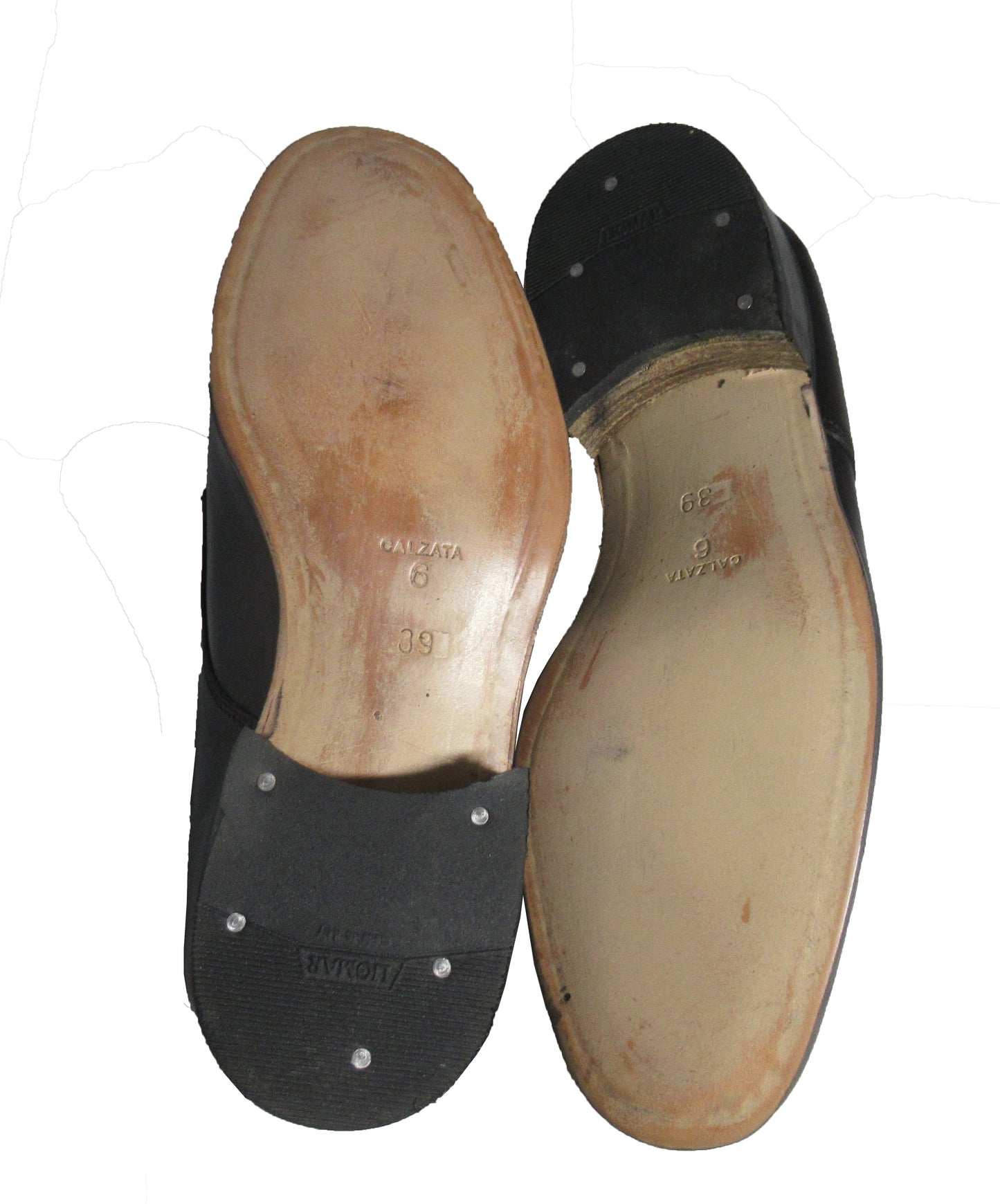 New Unissued Italian army women's black leather dress shoes parade mess military
