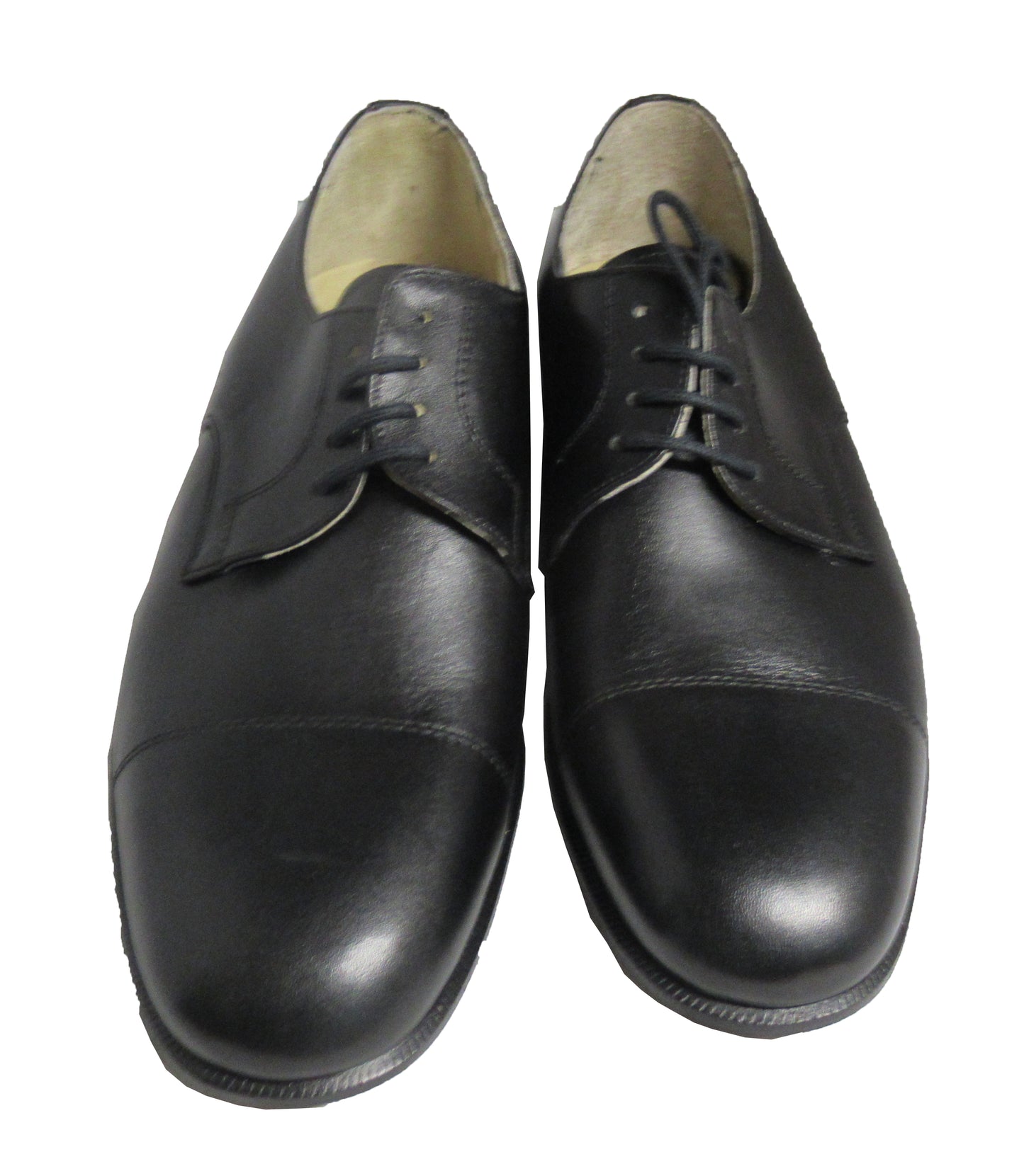 New Unissued Italian army women's black leather dress shoes parade mess military