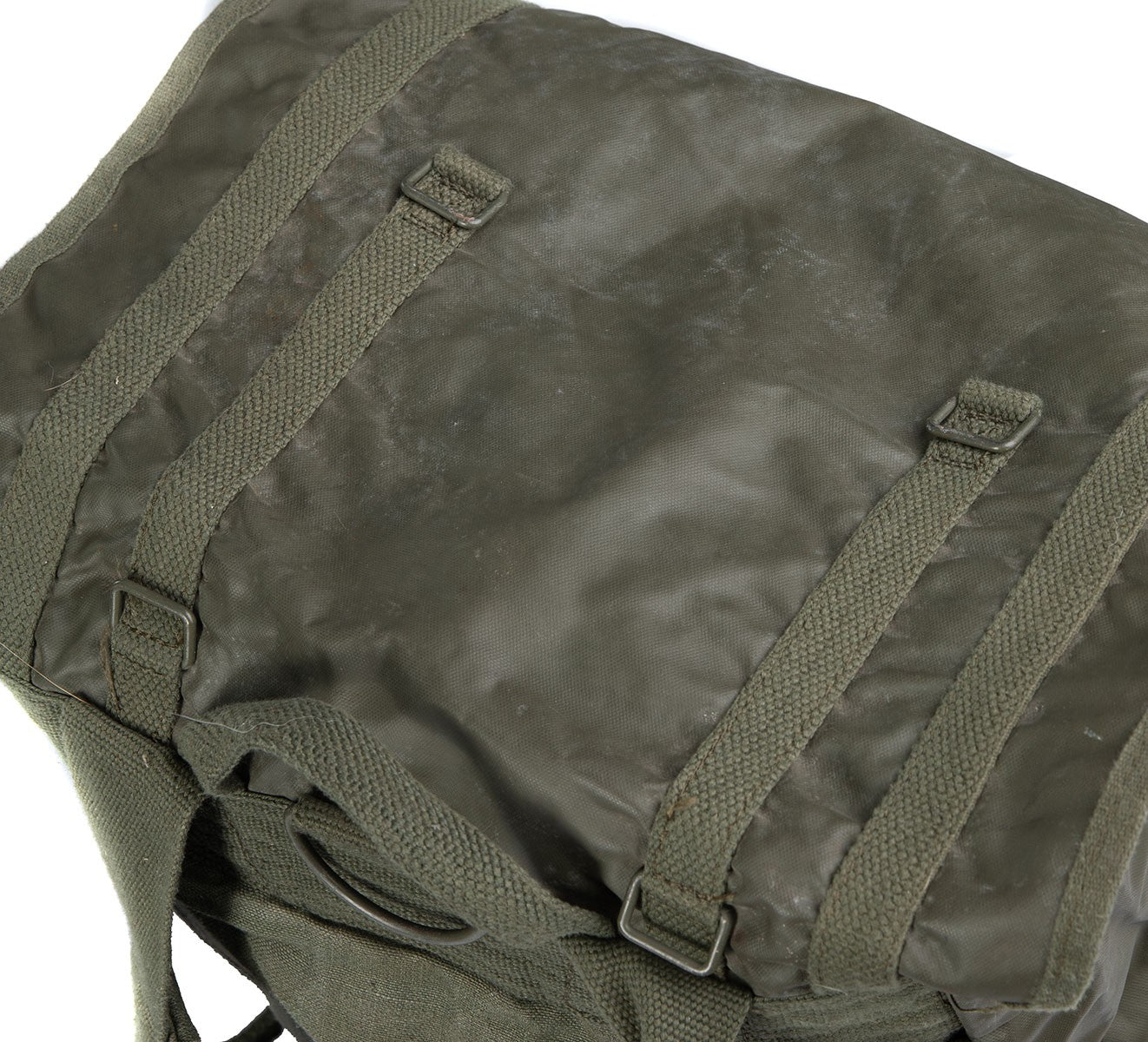 Vintage 1980s French army F1 waterproof backpack bag rucksack day pack alice shoulder satchel military vinyl