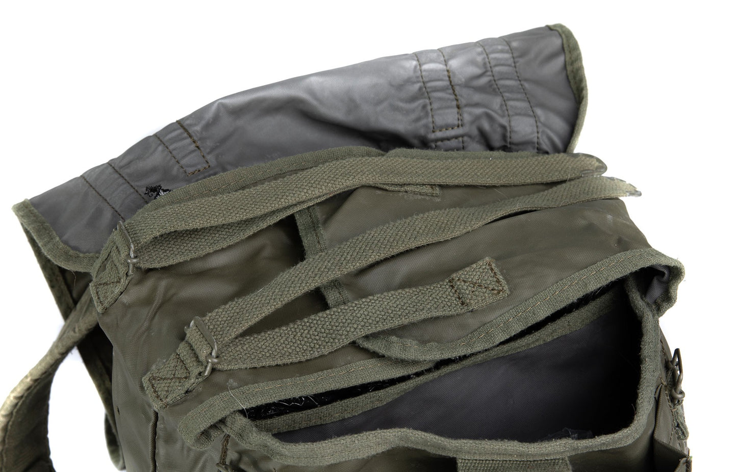 Vintage 1980s French army F1 waterproof backpack bag rucksack day pack alice shoulder satchel military vinyl
