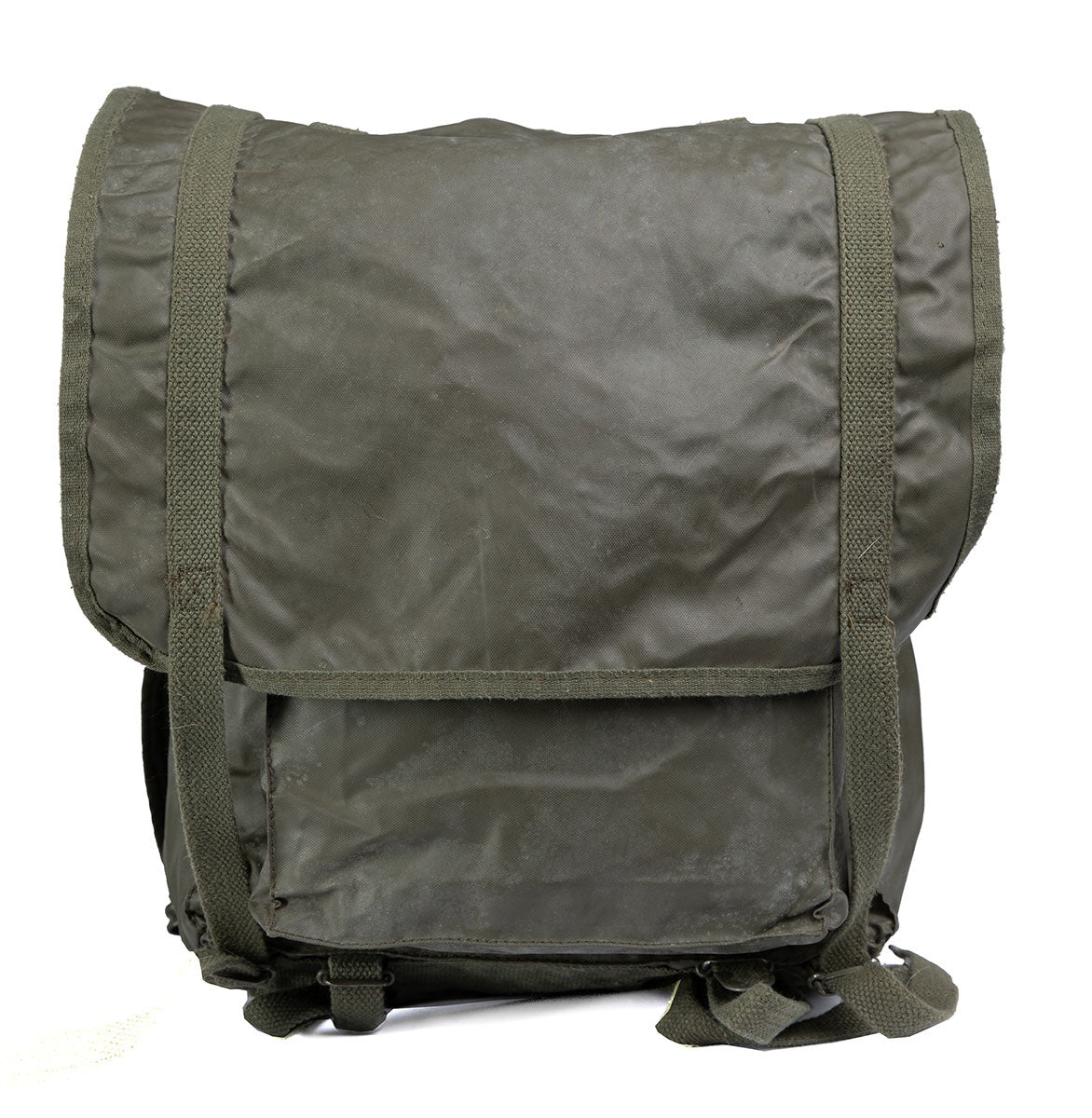 Vintage 1980s French army F1 waterproof backpack bag rucksack day pack alice shoulder satchel military vinyl