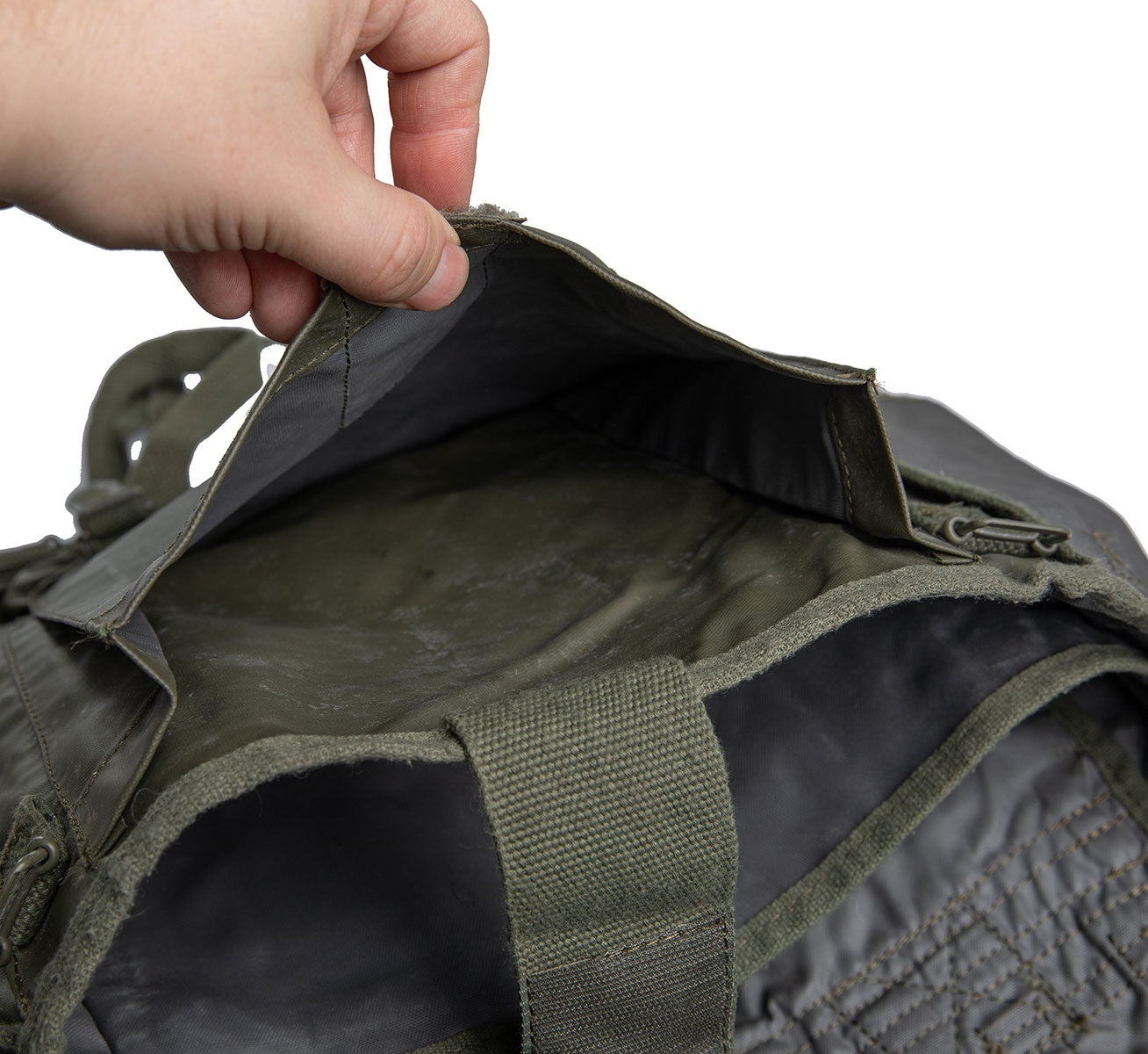 Vintage 1980s French army F1 waterproof backpack bag rucksack day pack alice shoulder satchel military vinyl