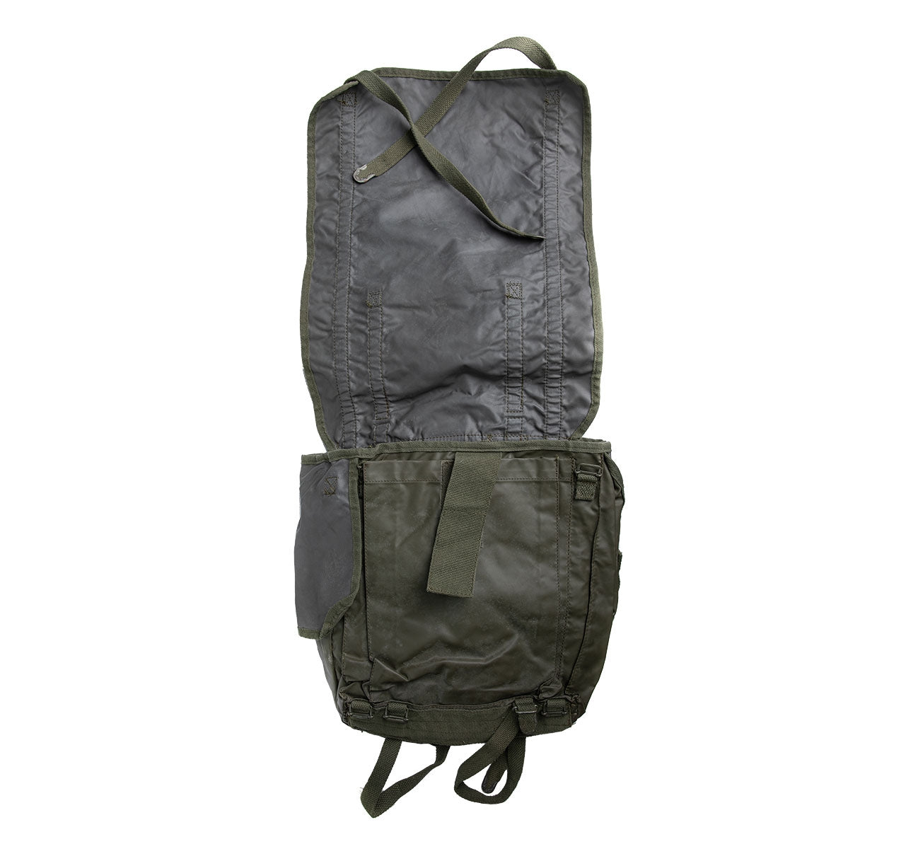 Vintage 1980s French army F1 waterproof backpack bag rucksack day pack alice shoulder satchel military vinyl