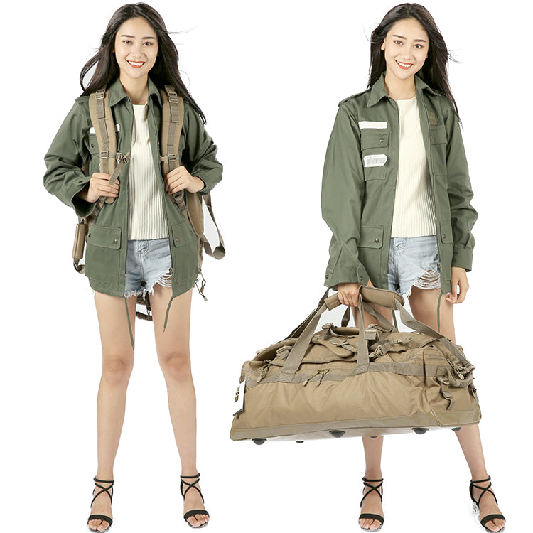 New Unissued French Air Force Mechanics jacket coat surplus army military oversized boyfriend olive khaki w