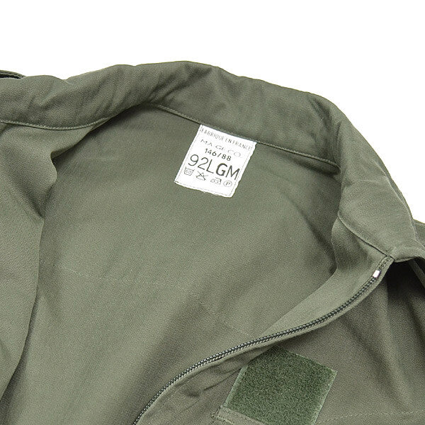 New Unissued French Air Force Mechanics jacket coat surplus army military oversized boyfriend olive khaki w