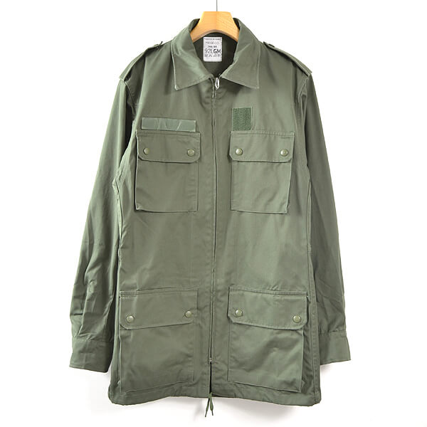 New Unissued French Air Force Mechanics jacket coat surplus army military oversized boyfriend olive khaki w
