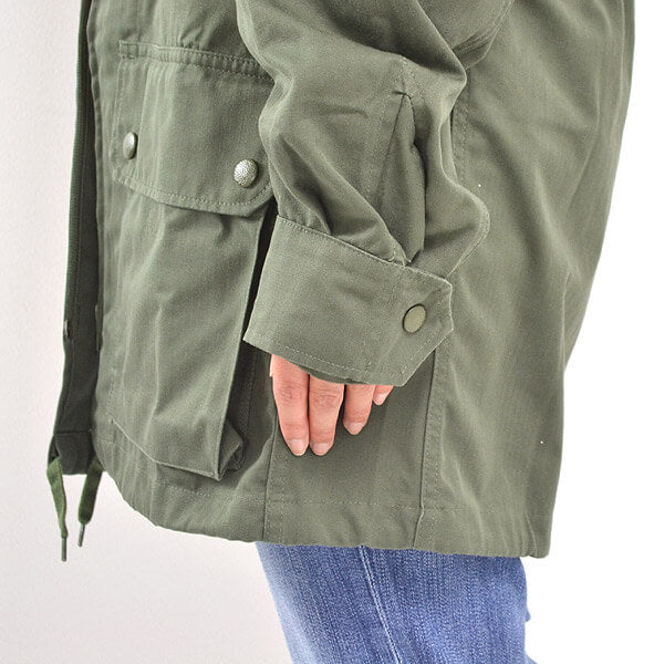 New Unissued French Air Force Mechanics jacket coat surplus army military oversized boyfriend olive khaki w