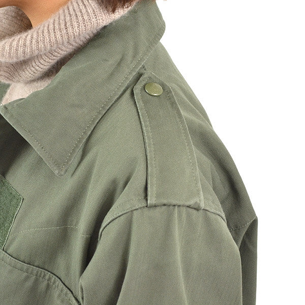 New Unissued French Air Force Mechanics jacket coat surplus army military oversized boyfriend olive khaki w