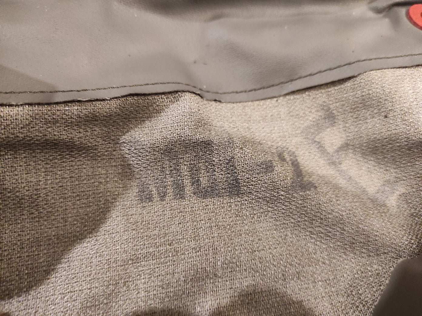 Vintage East German Officer's kit bag waterproof satchel carrier Soviet Era Communist DDR MDI NVA softer material