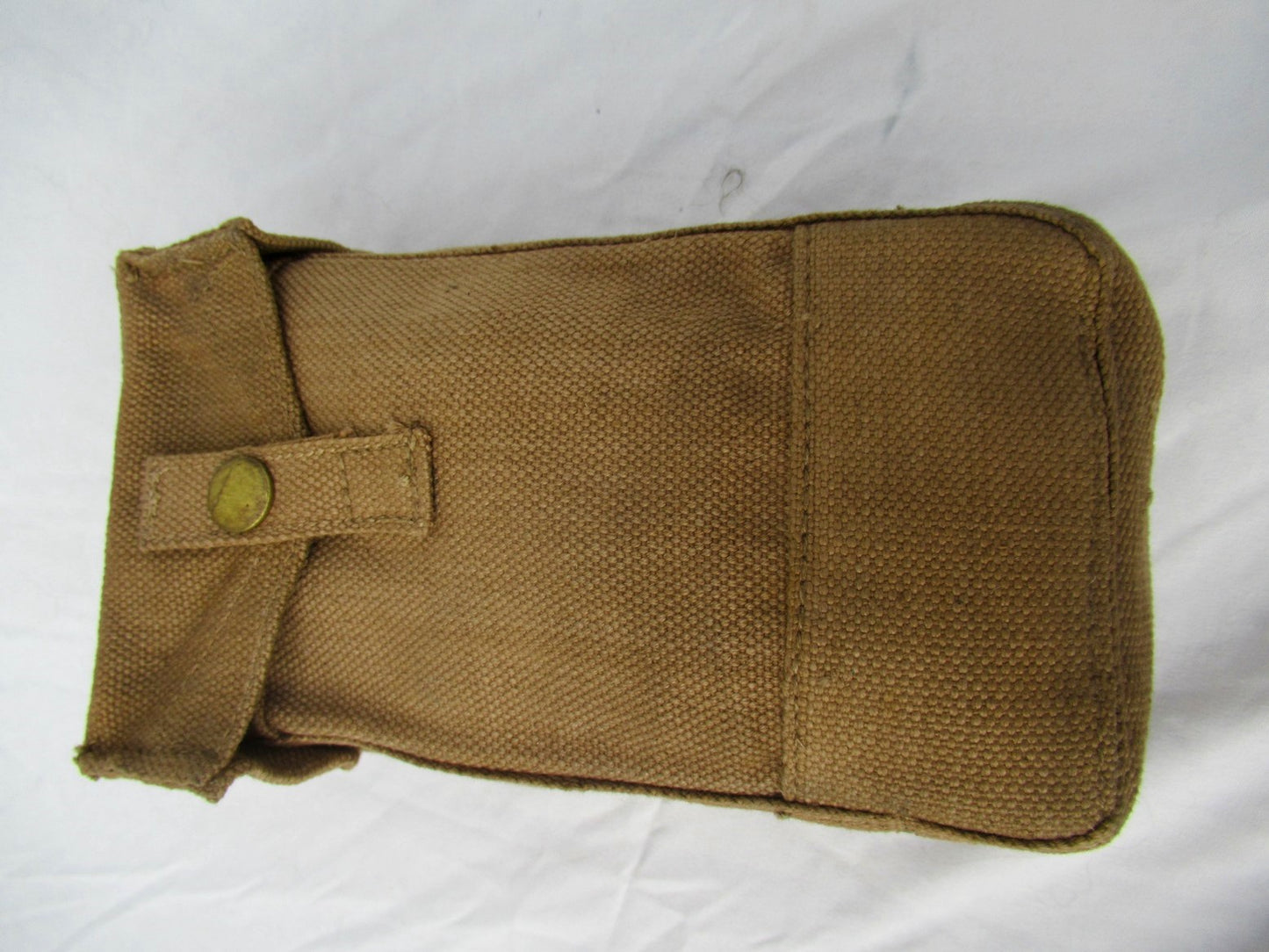 Vintage Italian army canvas magazine pouch ammo belt military ammunition cotton San Marco single pop button