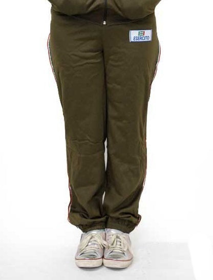 New Italian Army Training Tracksuit bottoms pants joggers military vintage retro sports women