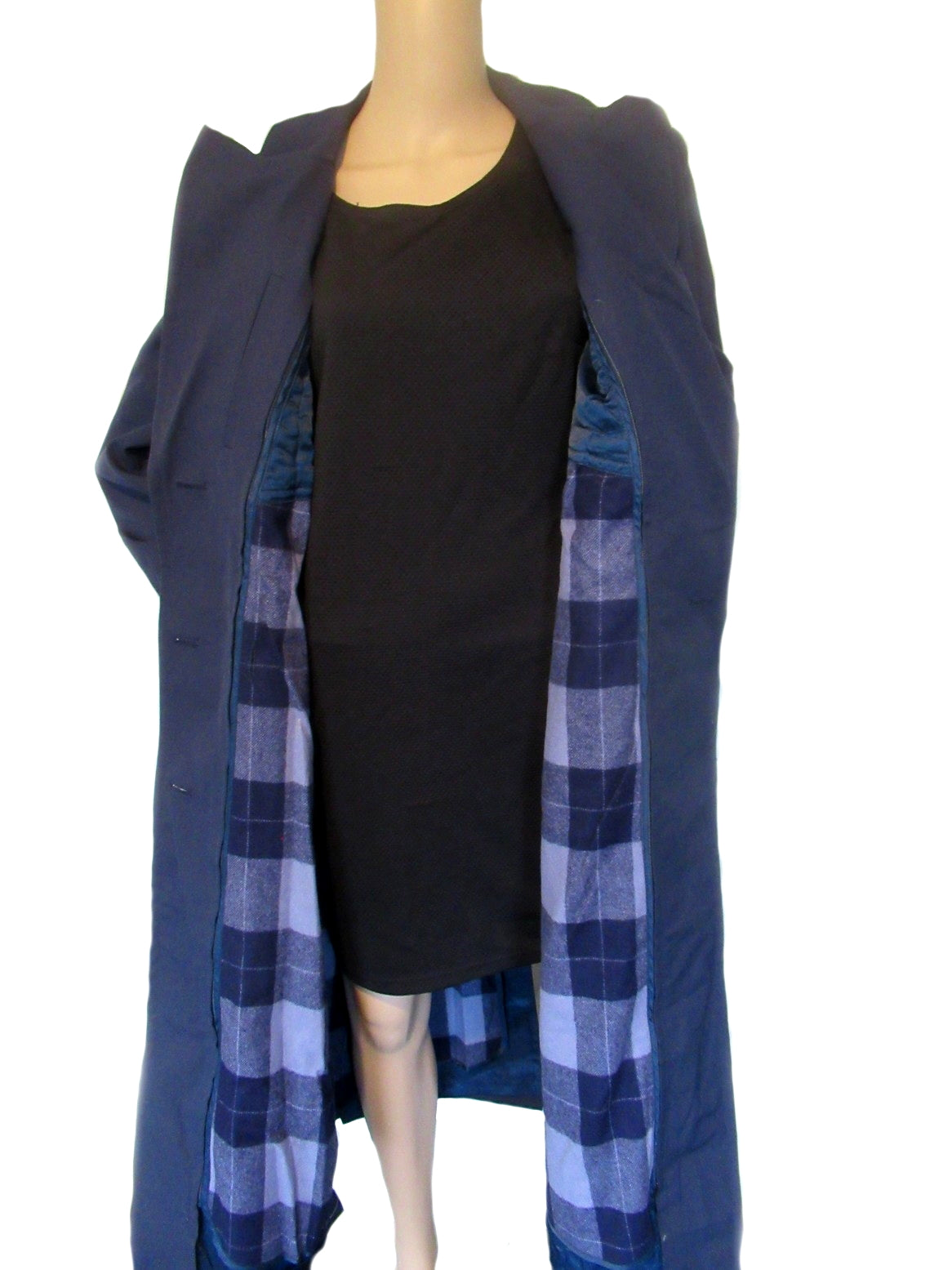 vintage 90s Womens German Luftwaffe Air Force Gaberdine Trench coat greatcoat