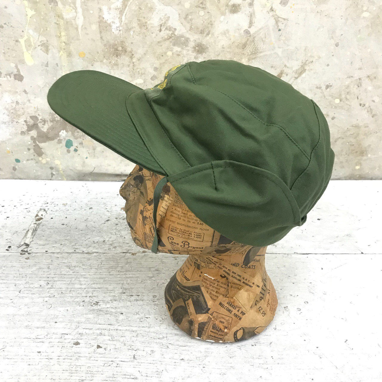 New Vintage 1960s Swedish air force M59 hat cap Sweden army military unissued ear flaps