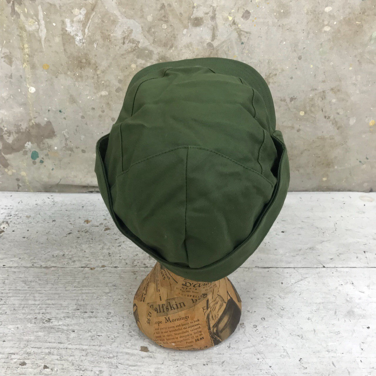 New Vintage 1960s Swedish air force M59 hat cap Sweden army military unissued ear flaps