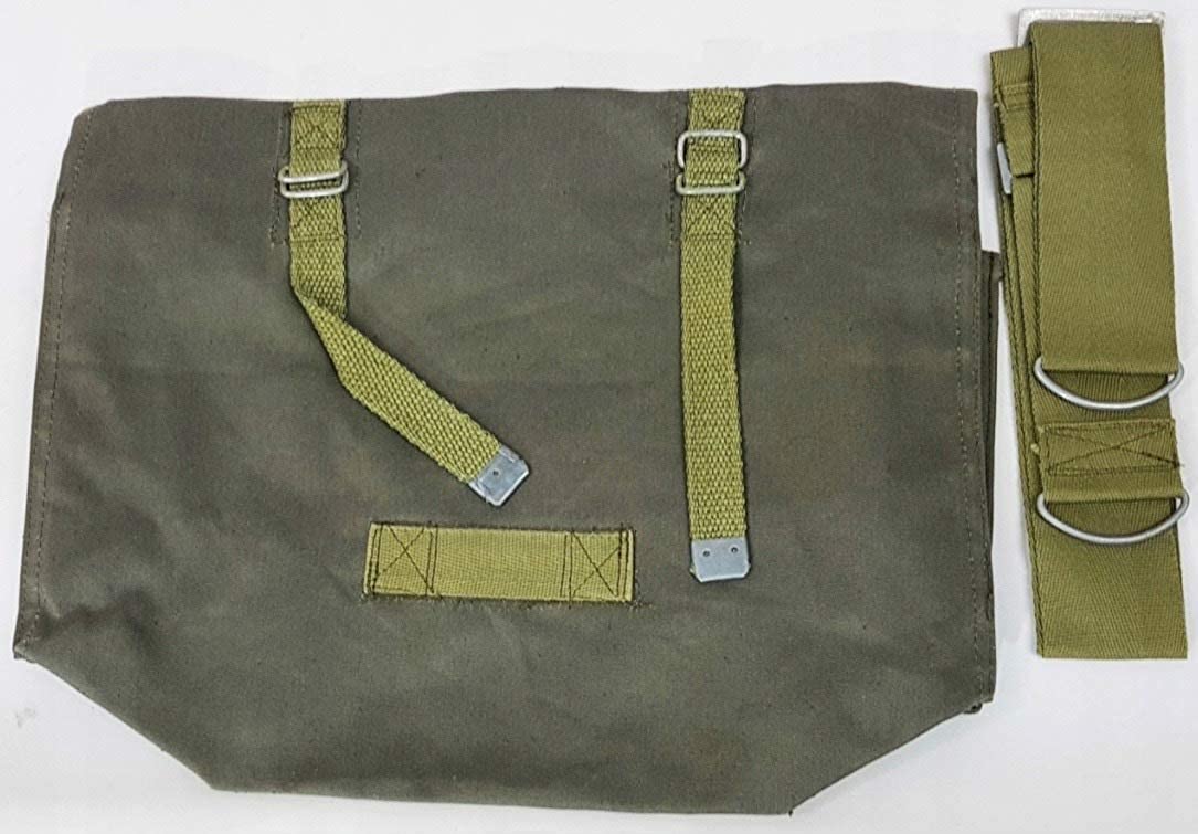 New Unissued Polish army grey messenger bag shoulder fishing military cotton