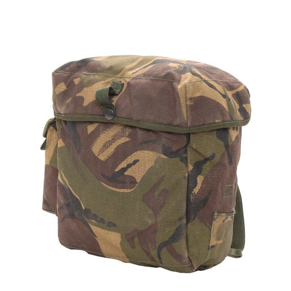 Authentic British army waterproof camouflage respirator bag satchel carry case camo military shoulder camera tablet