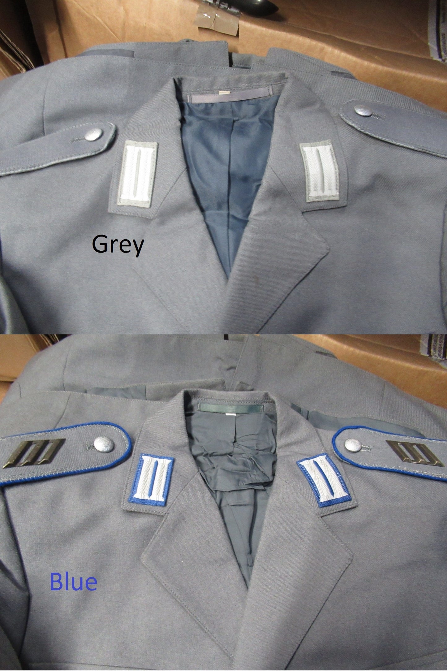 Vintage Insignia German Army officers tunic jacket coat parade military surplus blazer Bundeswehr uniform parade dress