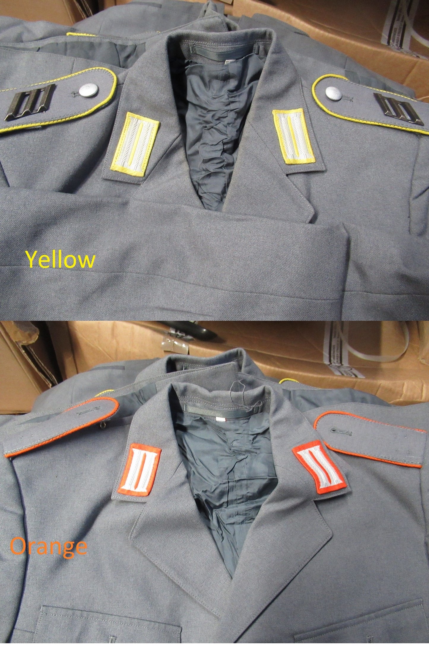 Vintage Insignia German Army officers tunic jacket coat parade military surplus blazer Bundeswehr uniform parade dress