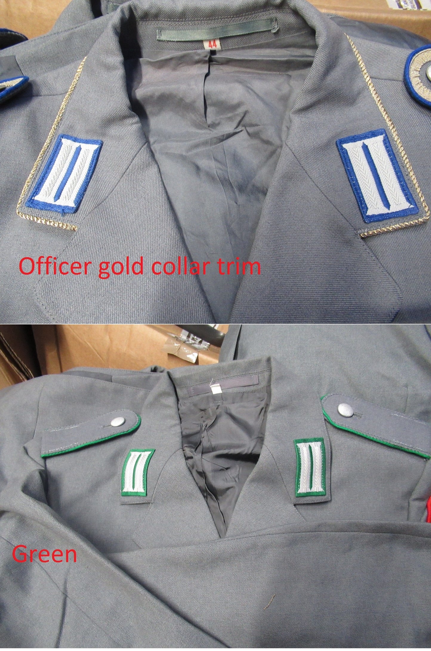 Vintage Insignia German Army officers tunic jacket coat parade military surplus blazer Bundeswehr uniform parade dress