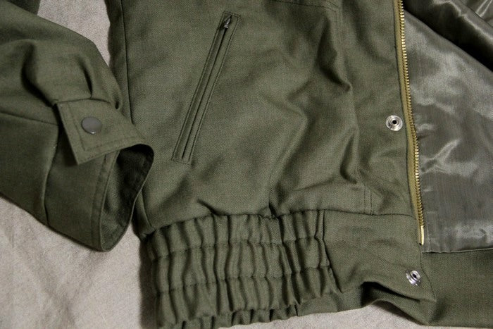 New Czech Army Cadet jacket military coat olive khaki mens unissued bomber ike deadstock