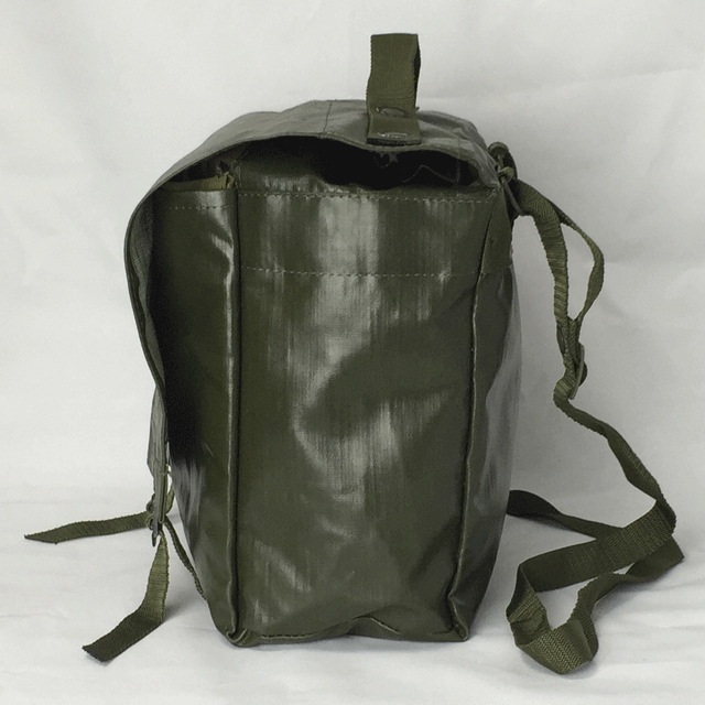 Vintage New Unissued Czech army waterproof shoulder bag carrier hand satchel military