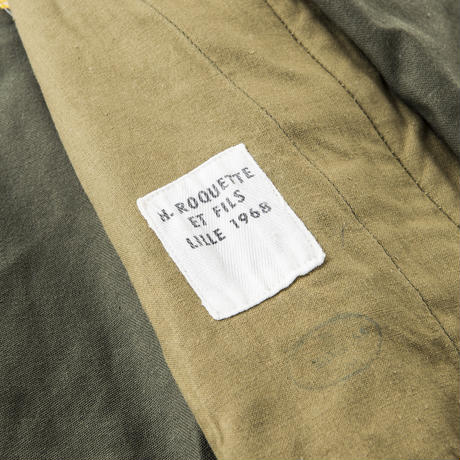 New Unissued French army M64 olive field jacket combat coat surplus military retro urban vintage w