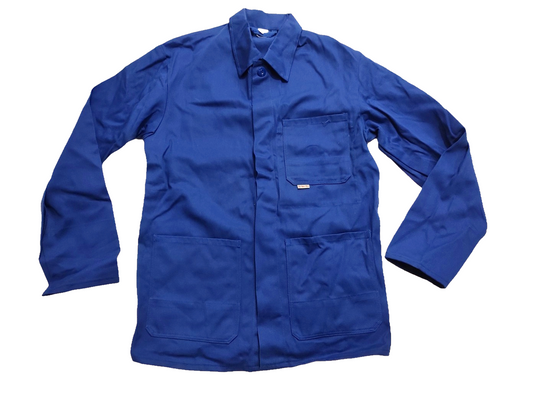 New Vintage German army work jacket blue chore worker coat surplus military utility
