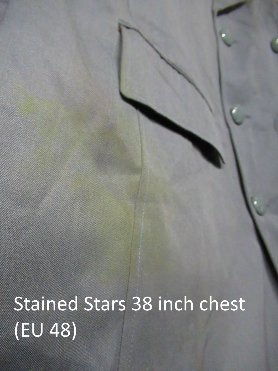 Vintage Italian Grey Army trenchcoat greatcoat mac mack macintosh coat raincoat overcoat