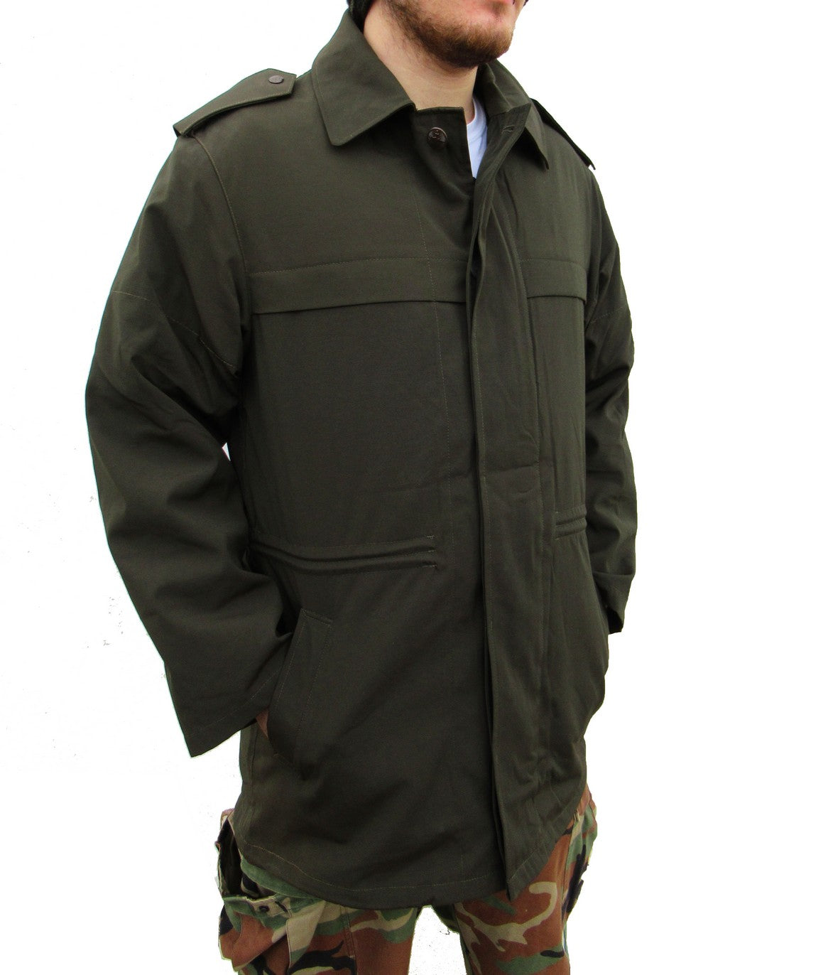 Vintage Slovakian army M98 combat parka jacket coat military olive drab