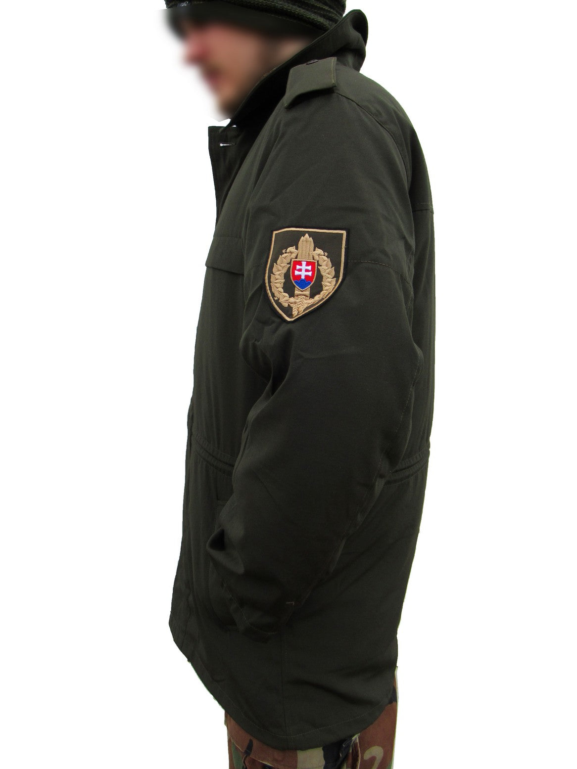 Vintage Slovakian army M98 combat parka jacket coat military olive drab