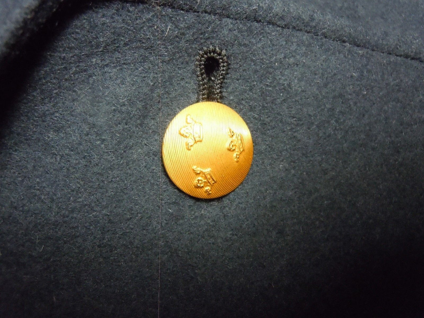 Vintage 1960s Swedish Navy Army Blue Dress Jacket Military Blazer marine Parade