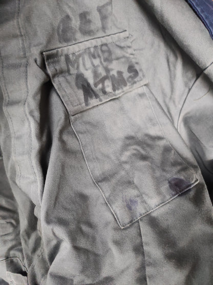 Vintage British Royal Air Force Overalls coveralls grey gray jumpsuit flight suit boilersuit tanker