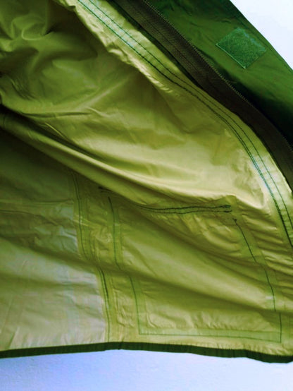 Vintage 1980s Danish Army waterproof Parka military coat jacket raincoat rain gear M84