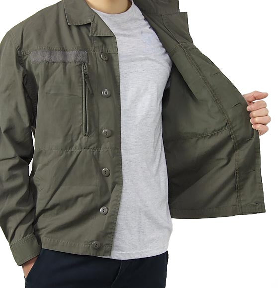 New Austrian army ripstop combat jacket coat military fieldshirt olive