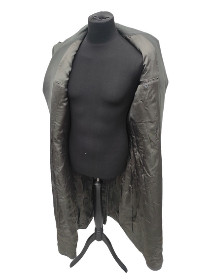 vintage 1980s Austrian Army Gaberdine Wool Army Greatcoat trench military coat officer trenchcoat overcoat