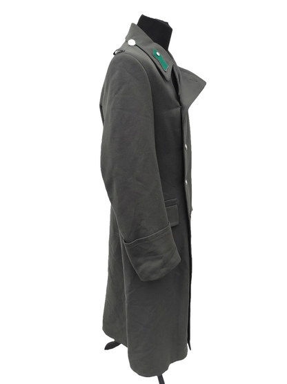 vintage 1980s Austrian Army Gaberdine Wool Army Greatcoat trench military coat officer trenchcoat overcoat