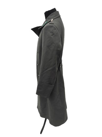 vintage 1980s Austrian Army Gaberdine Wool Army Greatcoat trench military coat officer trenchcoat overcoat