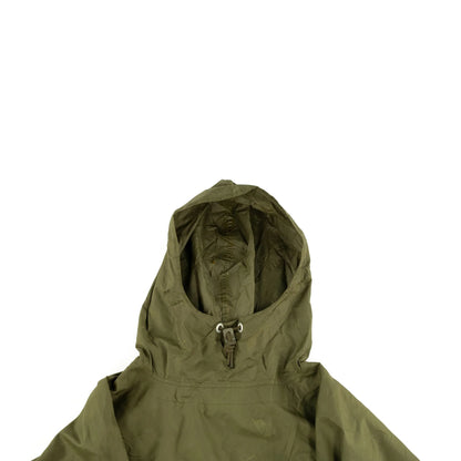 Authentic 1980s Austrian army olive drab poncho rain waterproof basha fishing camping hiking raincape