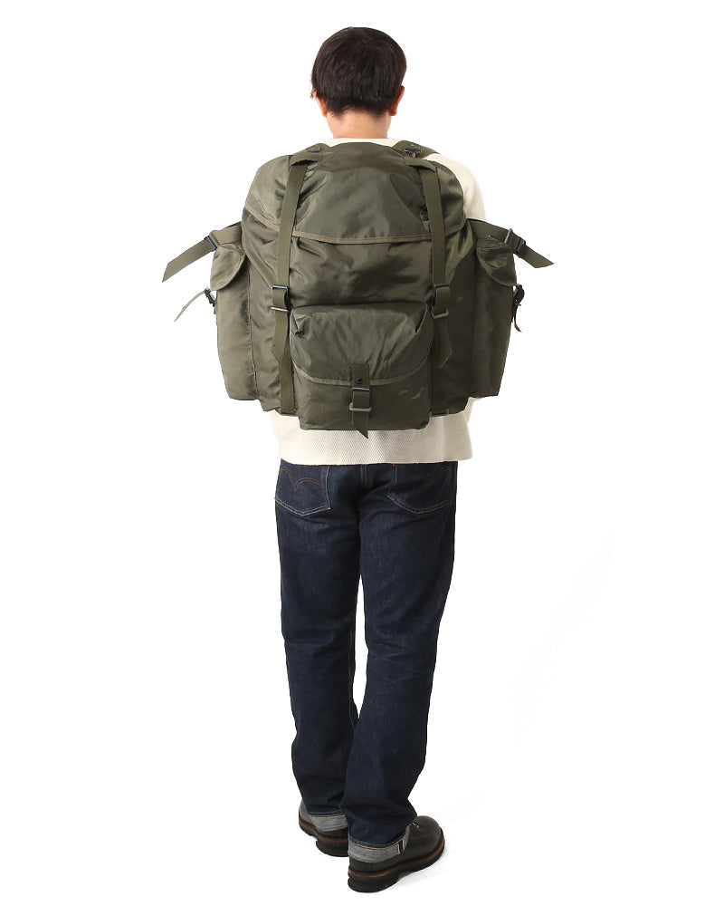 Authentic Austrian army nylon backpack rucksack alice pack alpine mountain military climbing olive khaki