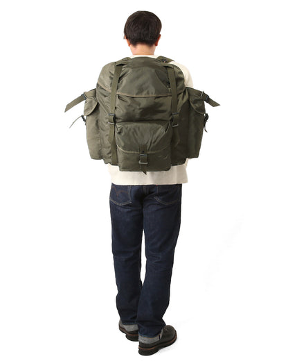 Authentic Austrian army nylon backpack rucksack alice pack alpine mountain military climbing olive khaki