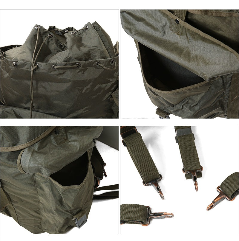 Authentic Austrian army nylon backpack rucksack alice pack alpine mountain military climbing olive khaki