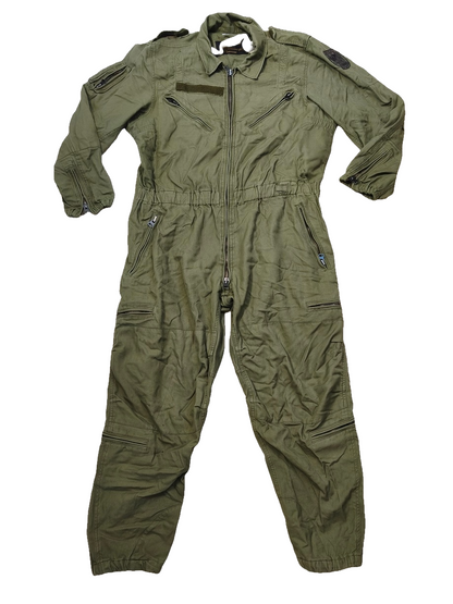 Authentic Austrian army tanker suit overalls coverall military jump olive drab