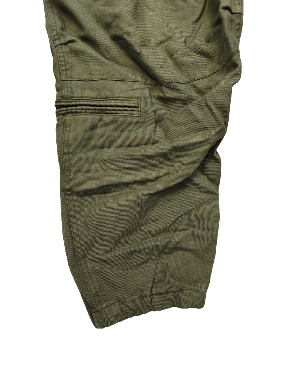 Authentic Austrian army tanker suit overalls coverall military jump olive drab