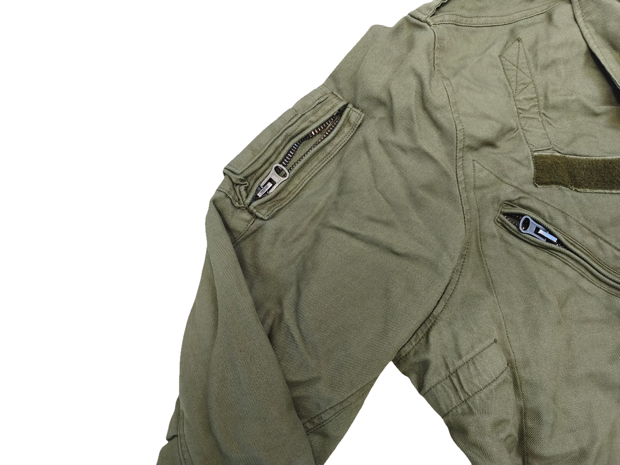 Authentic Austrian army tanker suit overalls coverall military jump olive drab