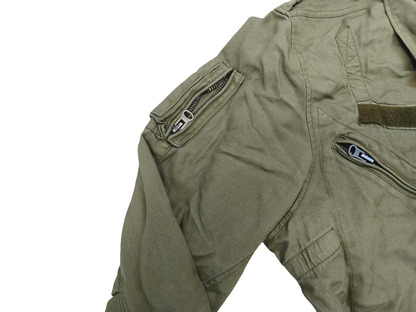 Authentic Austrian army tanker suit overalls coverall military jump olive drab