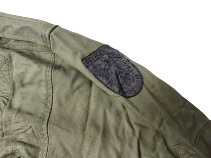 Authentic Austrian army tanker suit overalls coverall military jump olive drab