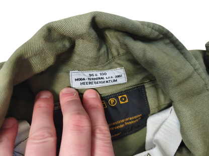 Authentic Austrian army tanker suit overalls coverall military jump olive drab