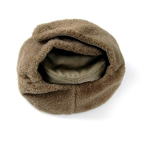 New Vintage Austrian army lined winter hat cap military cold weather 1980s army green olive khaki unissued