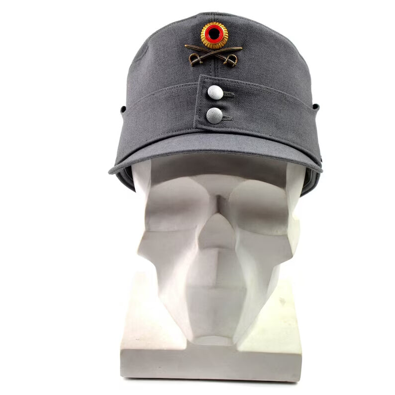 New Vintage 1970s German Army "GEBIRGSJÄGER" mountain hat cap wool blend military visor