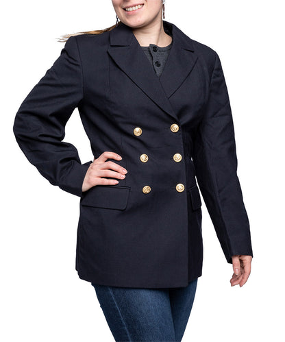 Vintage ladies German naval double breasted blazer military jacket dress army dinner sports tunic officers bundesmarine